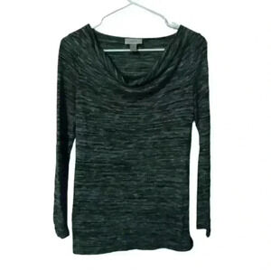 Ann Taylor loft size small petite gray blouse